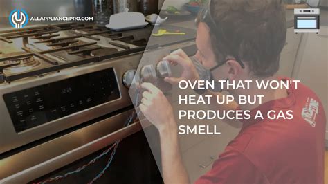 my gas oven won t heat up